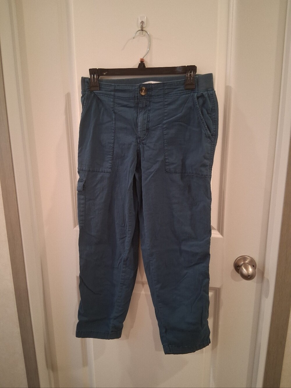 Sonoma Goods For Life Casual Blue Cargo Pants Size 6